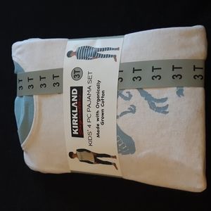 Kirkland 4 Piece Pajama Set, Size 3T